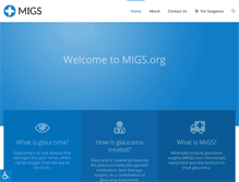 Tablet Screenshot of migs.org